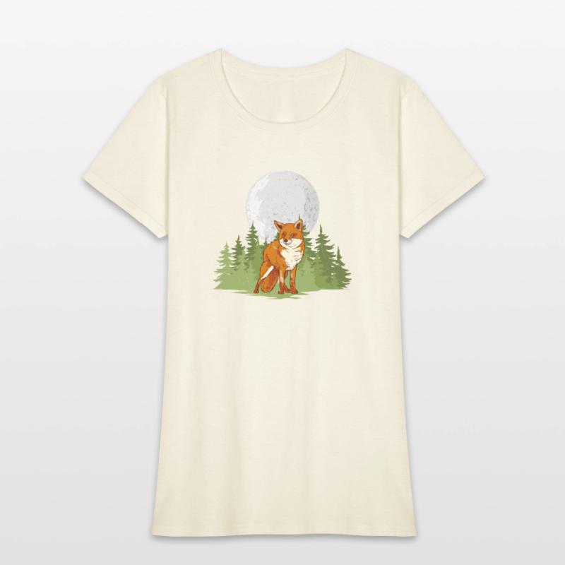 Fox Forest Animal Moon