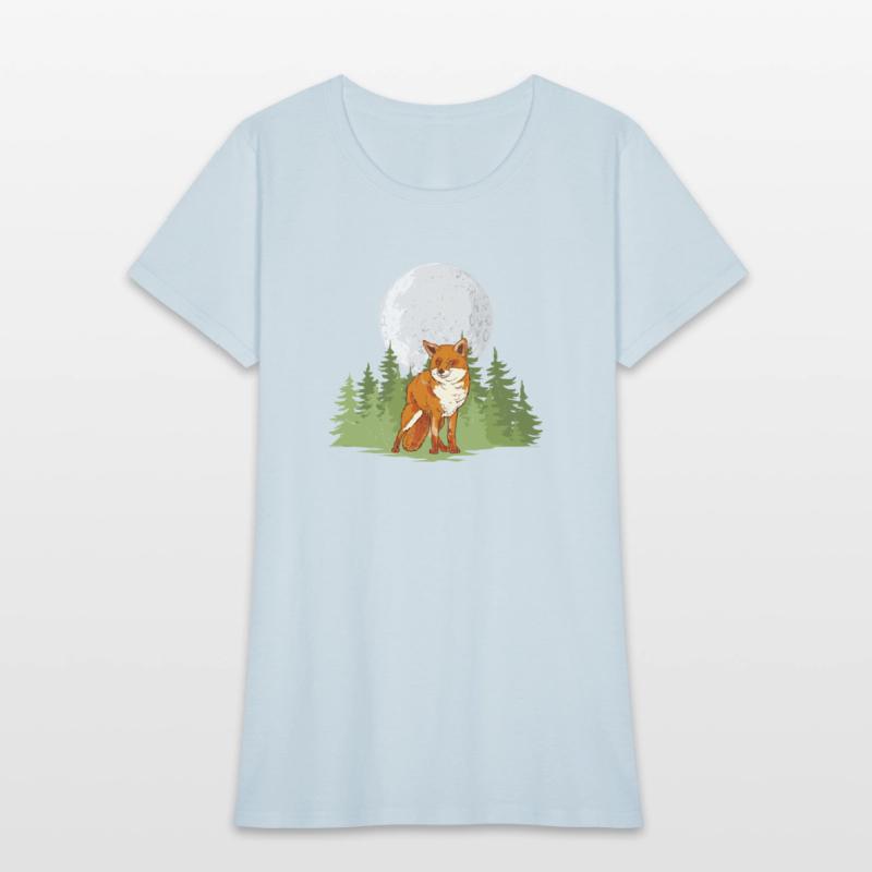 Fox Forest Animal Moon