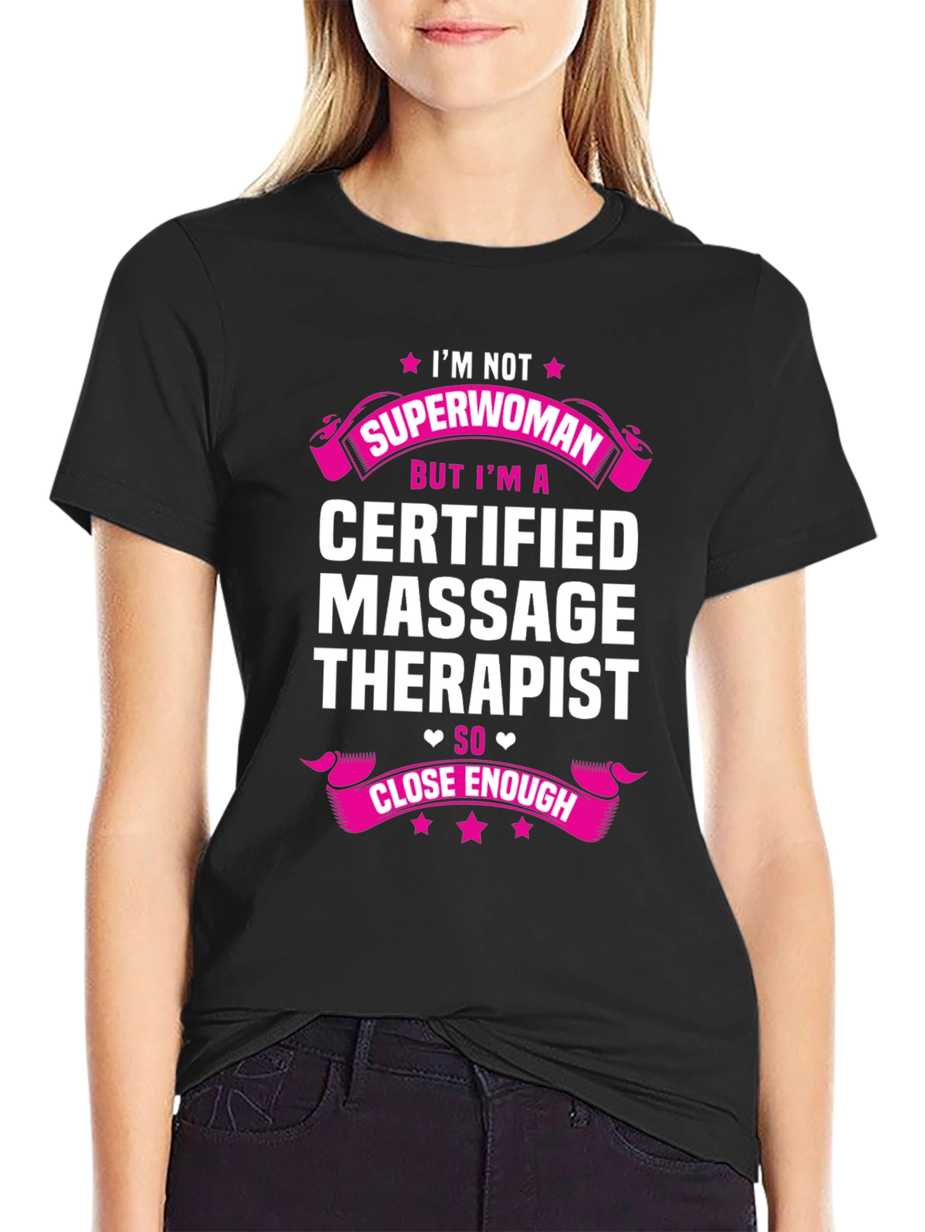 Funny Massage Therapist T-Shirt - Superwoman Gift