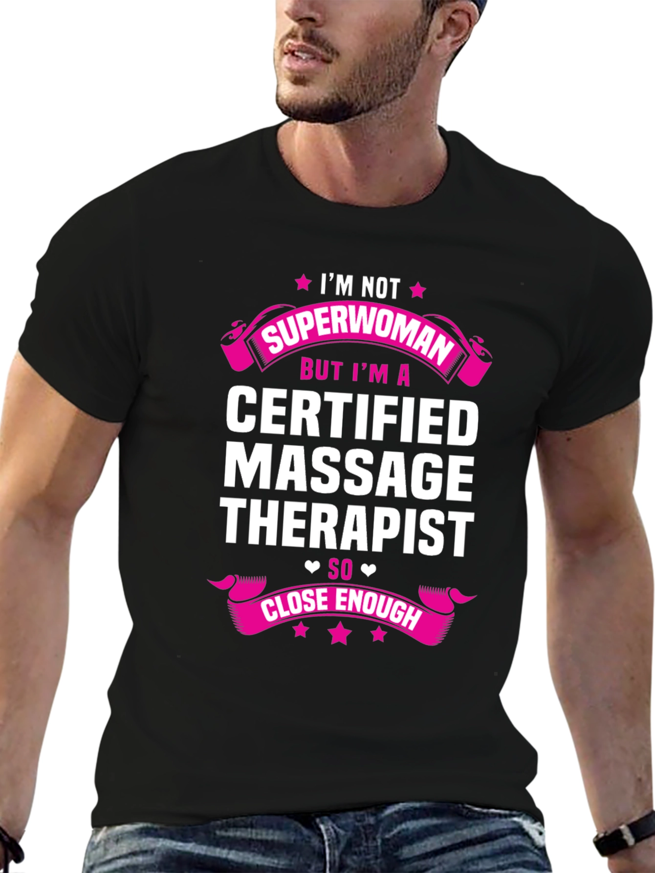 Funny Massage Therapist T-Shirt - Superwoman Gift