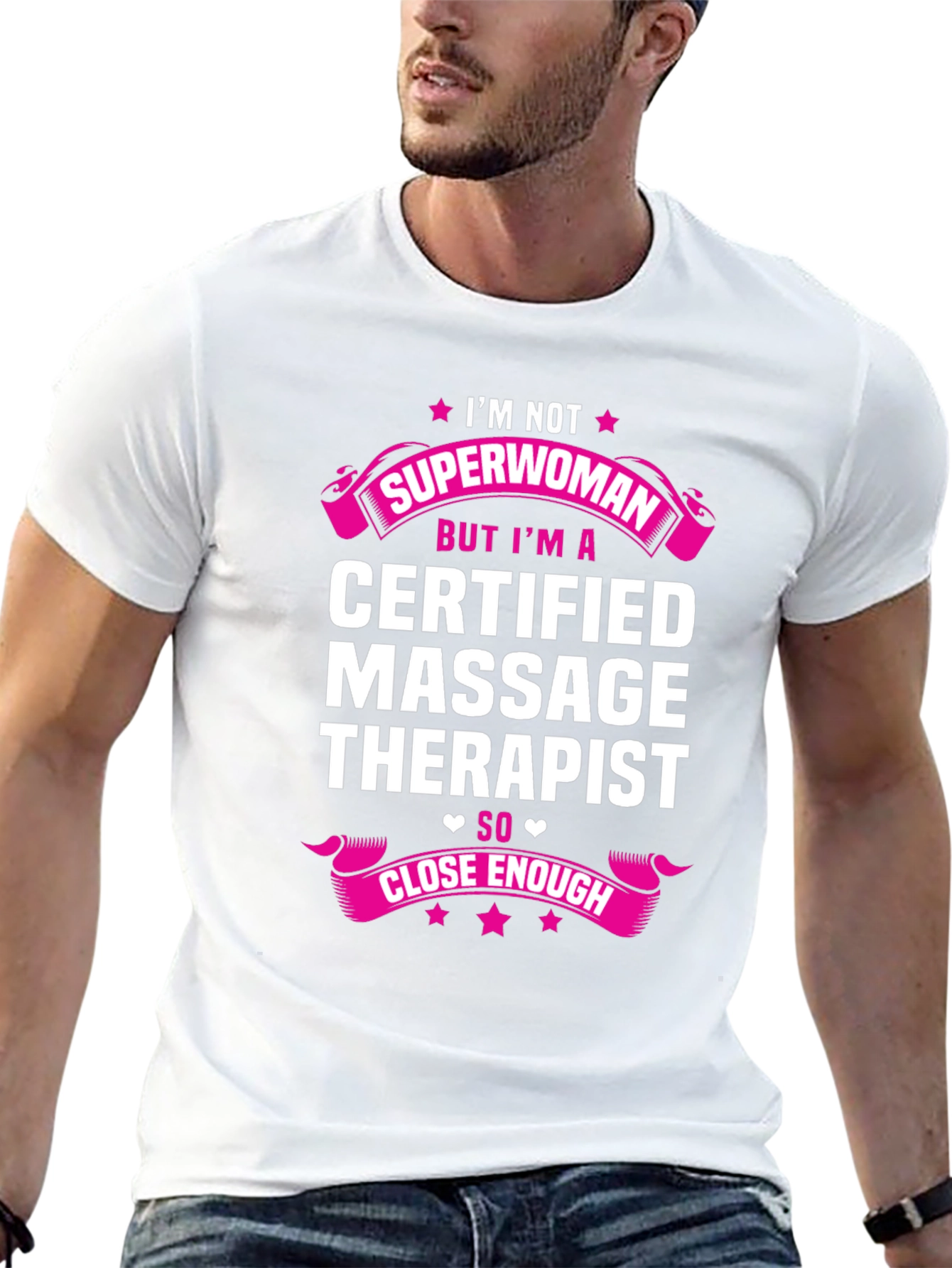 Funny Massage Therapist T-Shirt - Superwoman Gift