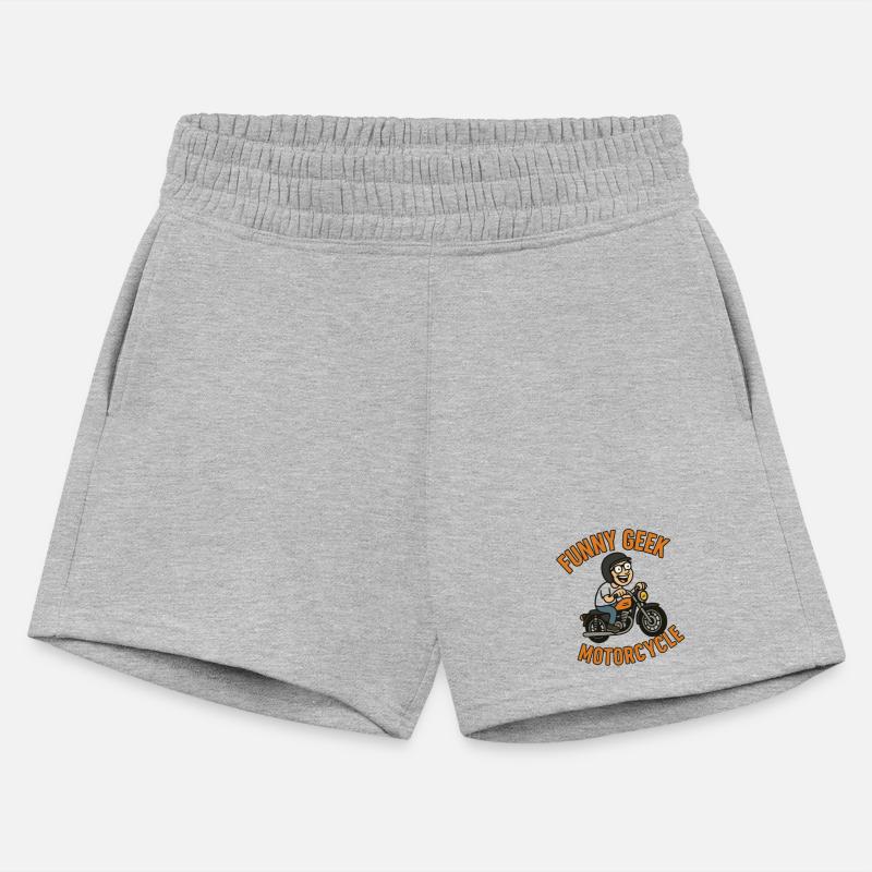 Fun Geek Motorcycle Illustration