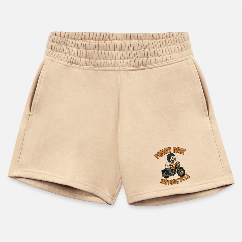 Fun Geek Motorcycle Illustration