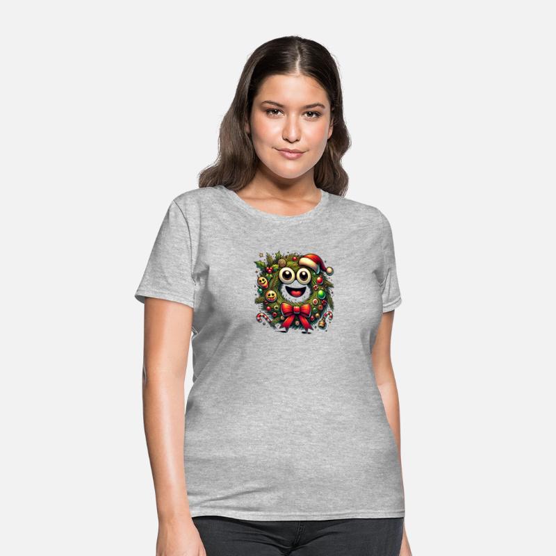 Funny Christmas Wreath: Googly Eyes & Grin