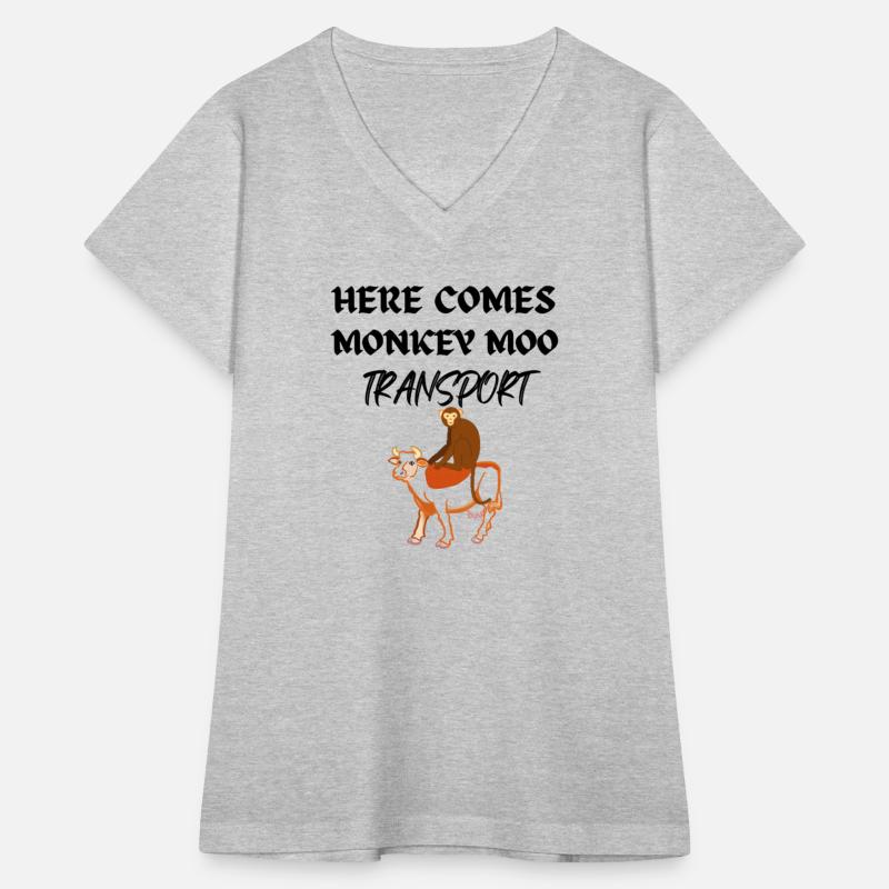 Funny Humor Monkey Moo Rides Cow The Comedy Show