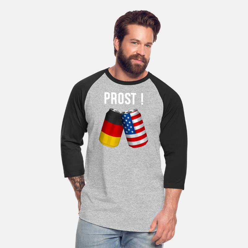 Funny Oktoberfest German American Flag Prost Beer