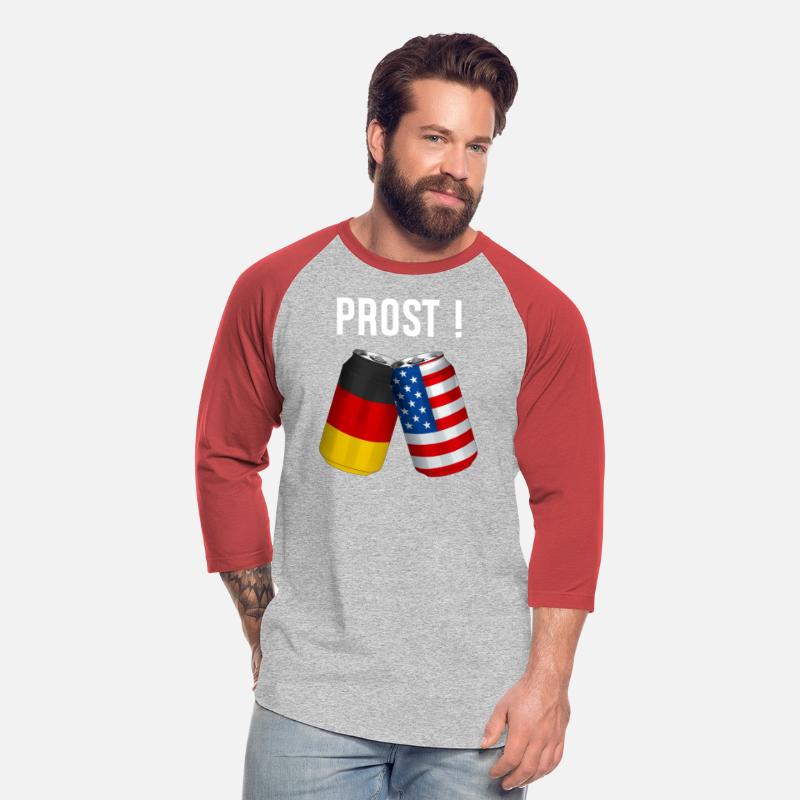 Funny Oktoberfest German American Flag Prost Beer