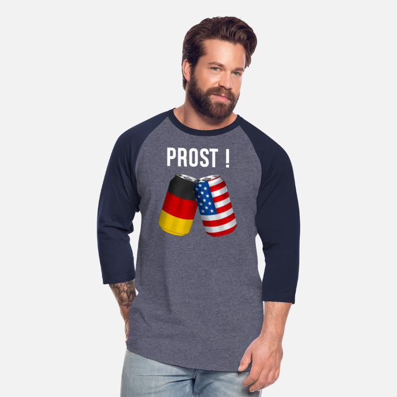 Funny Oktoberfest German American Flag Prost Beer