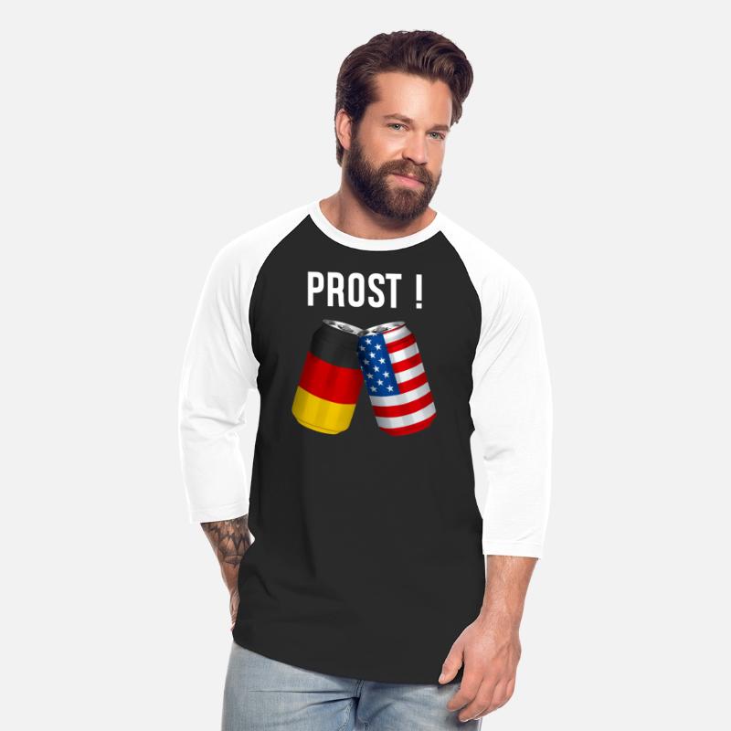 Funny Oktoberfest German American Flag Prost Beer