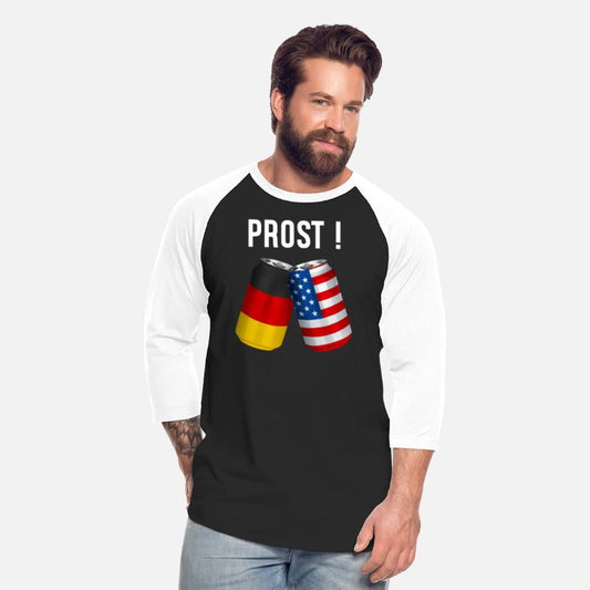 Funny Oktoberfest German American Flag Prost Beer