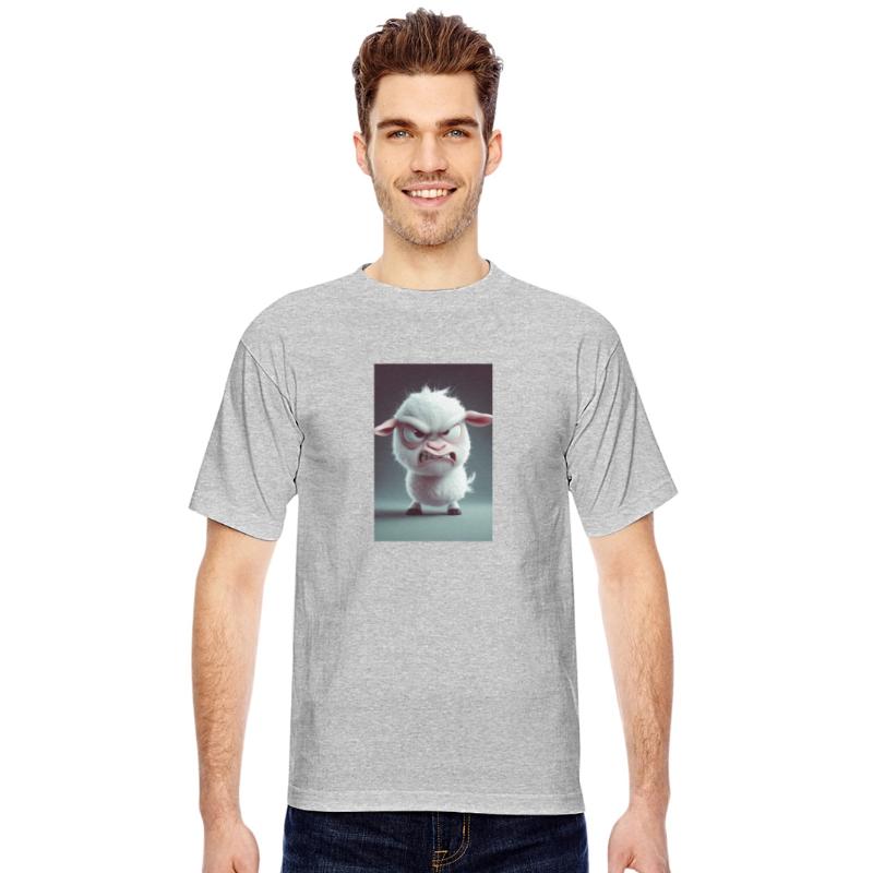 Furious Cartoon Sheep Rage