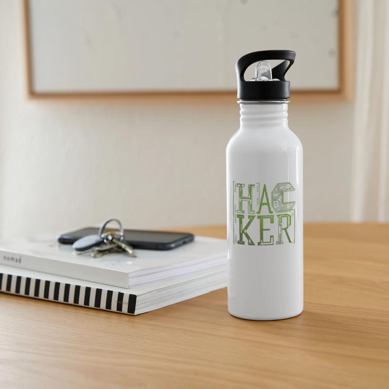 Futuristic Digital Hacker Typography