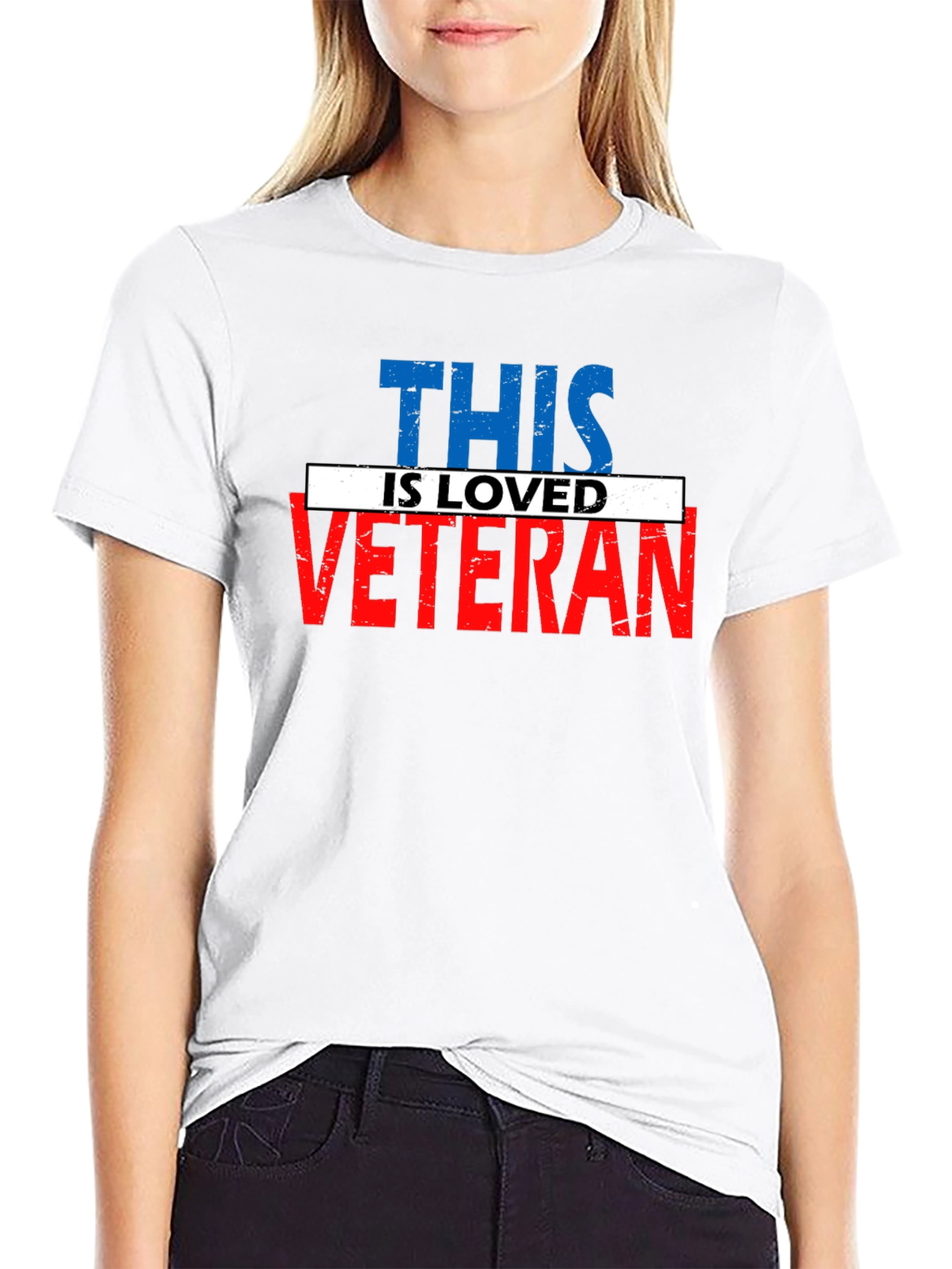Loved Veteran Graphic T-Shirt Patriotic