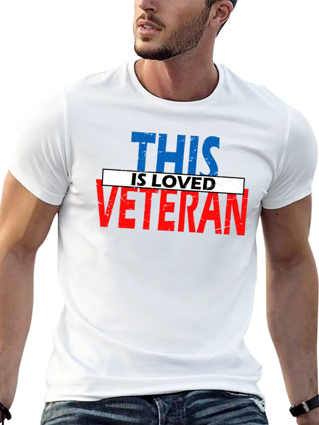 Loved Veteran Graphic T-Shirt Patriotic