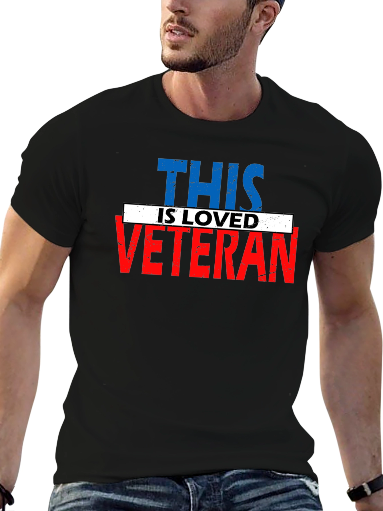 Loved Veteran Graphic T-Shirt Patriotic