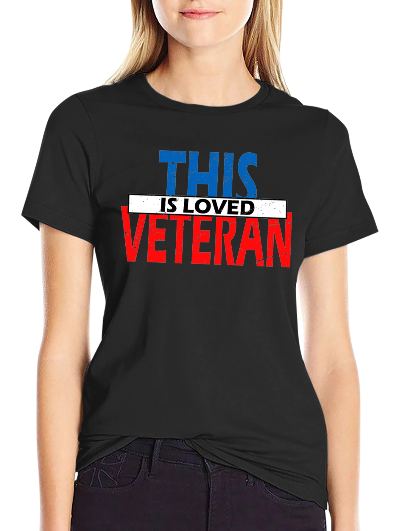 Loved Veteran Graphic T-Shirt Patriotic
