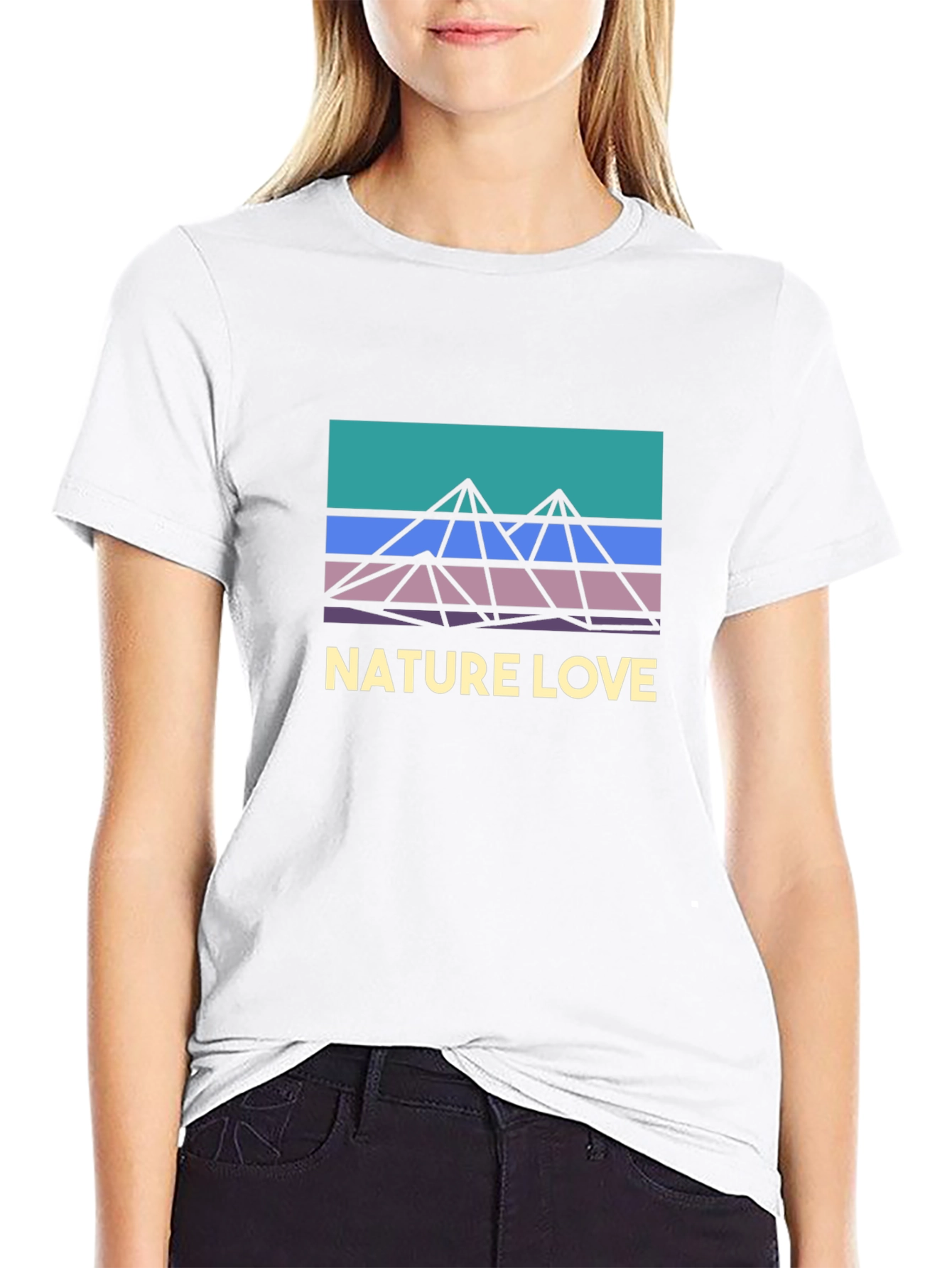 Nature Love Graphic T-Shirt - Black