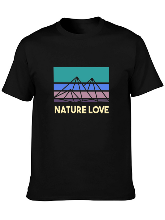 Nature Love Graphic T-Shirt - Black