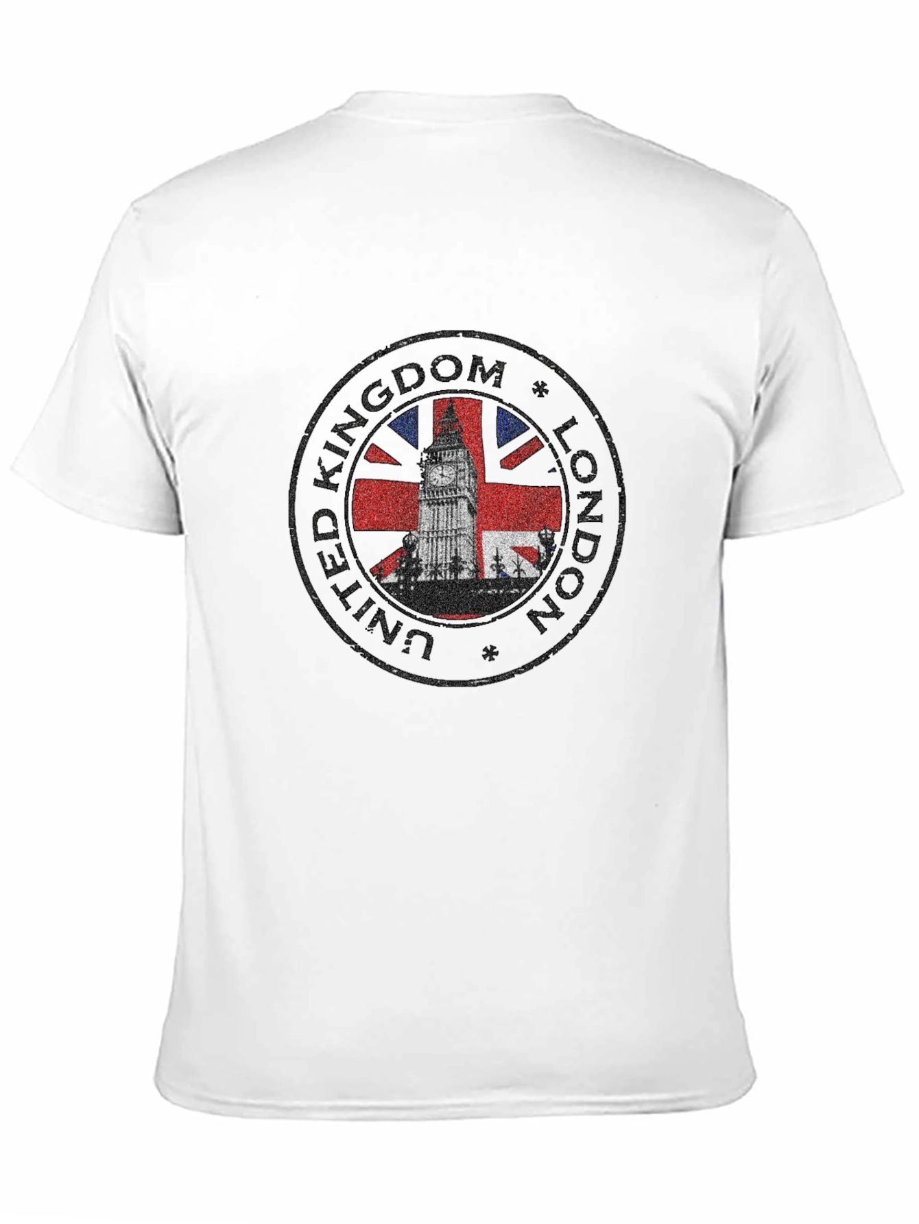 London UK Big Ben T-Shirt - Black