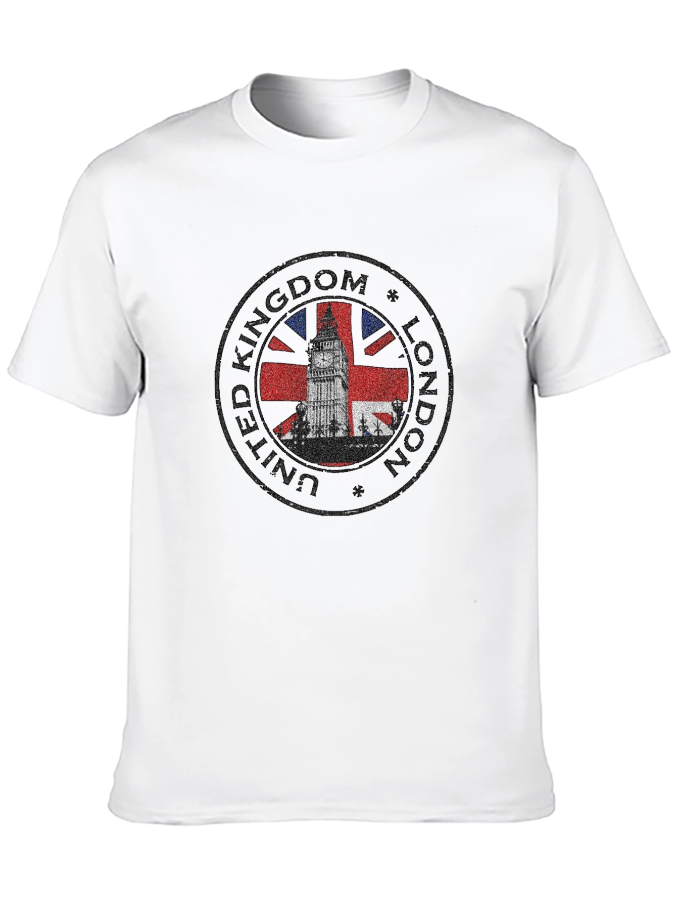 London UK Big Ben T-Shirt - Black