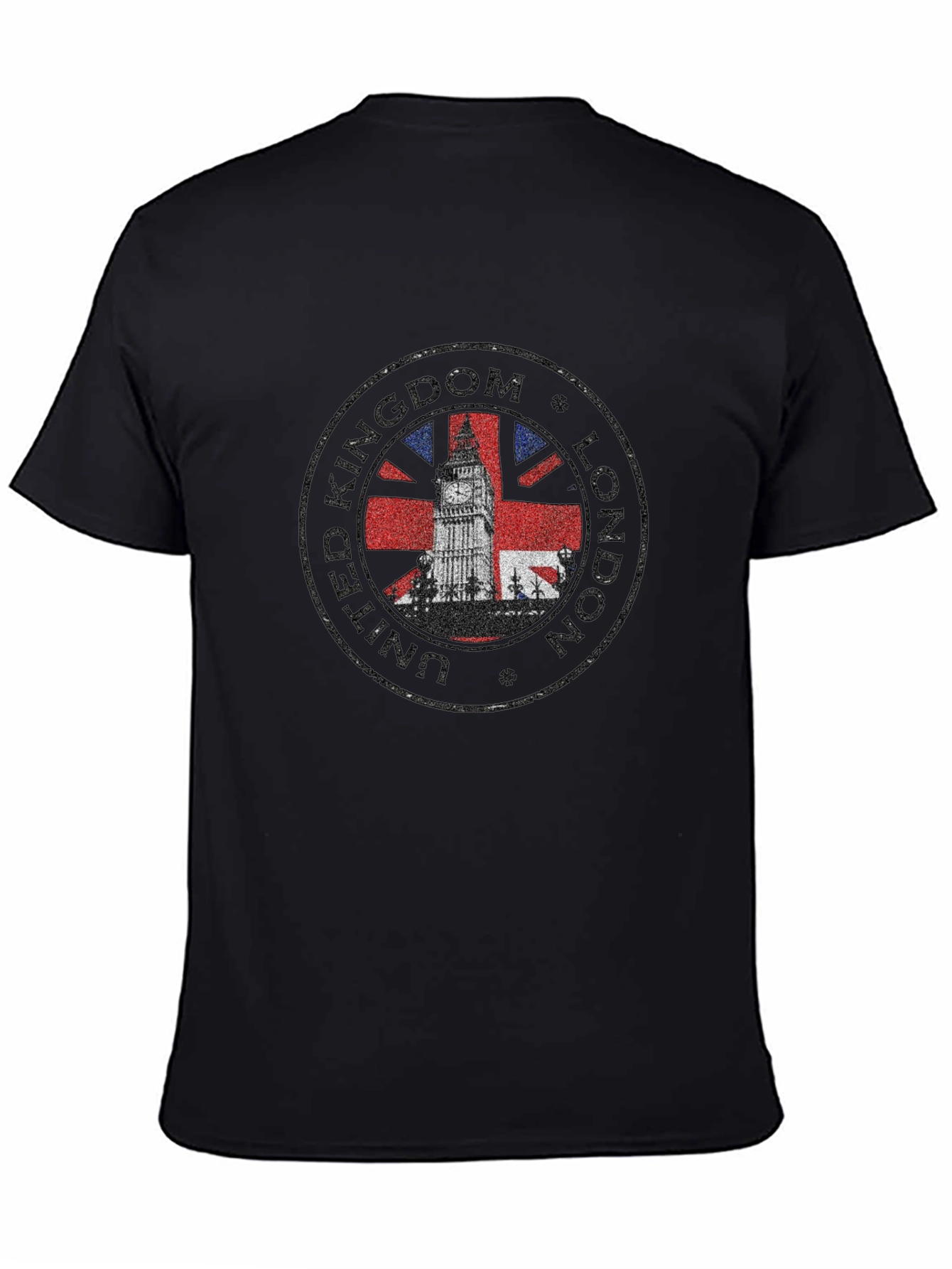 London UK Big Ben T-Shirt - Black