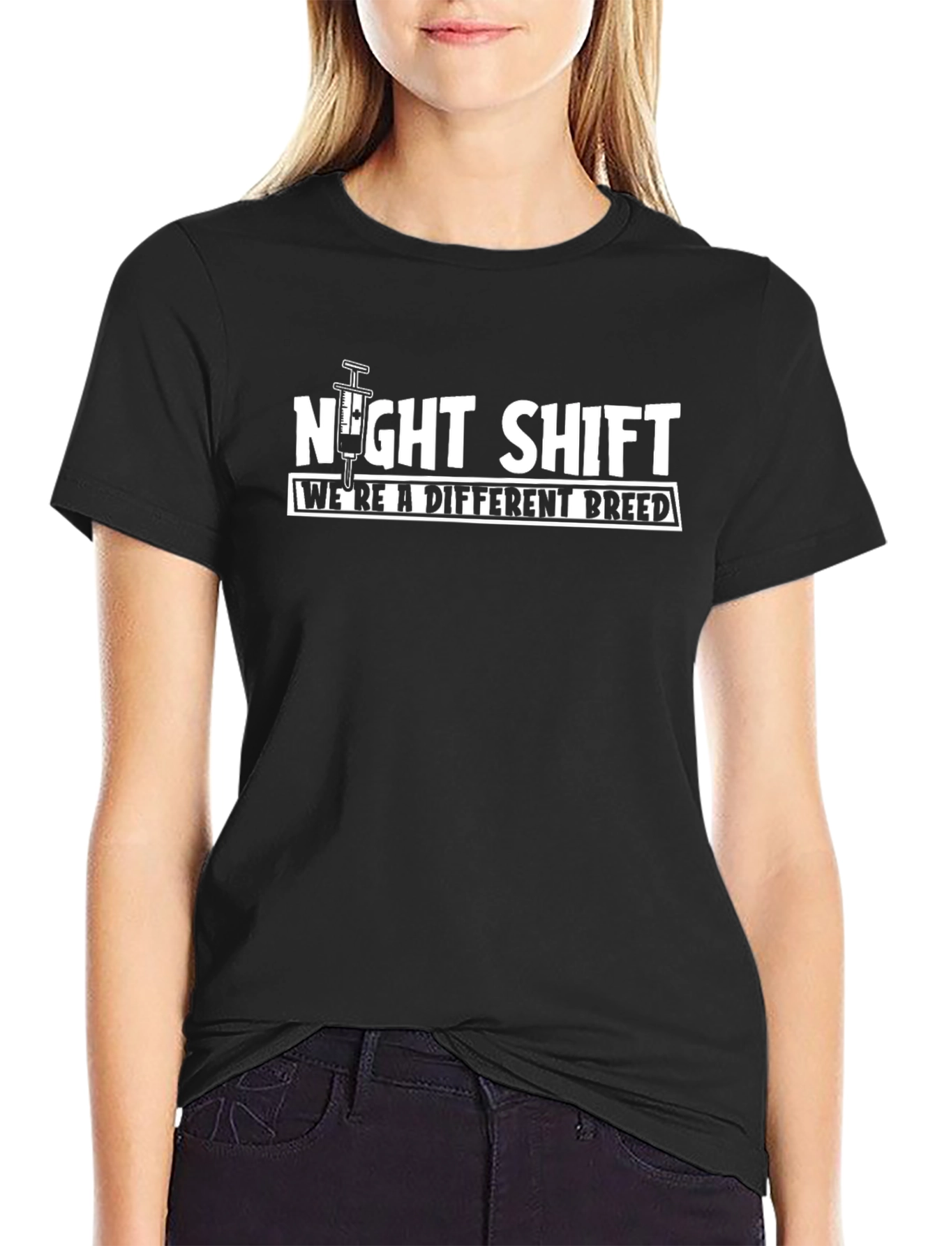 Night Shift: Were a Different Breed Black T-Shirt