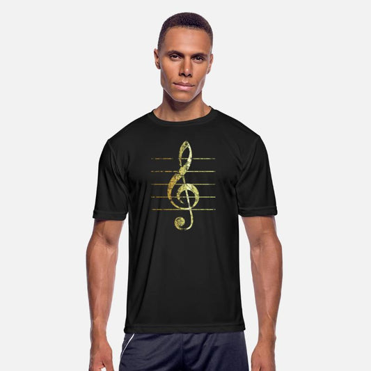 G-Clef - Treble Clef - Sheet Lines (Vintage Gold)
