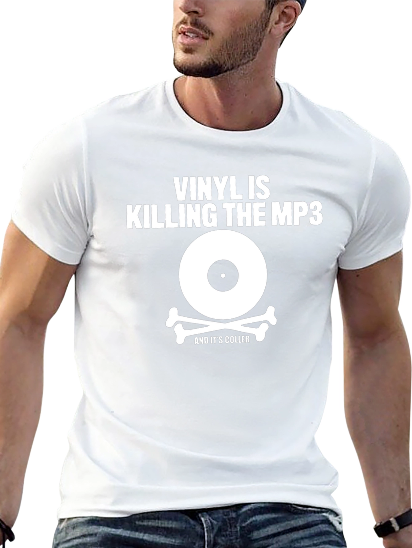 Vinyl is Killing The MP3 Black T-Shirt