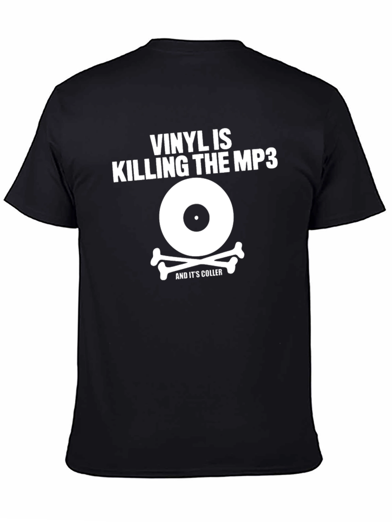 Vinyl is Killing The MP3 Black T-Shirt