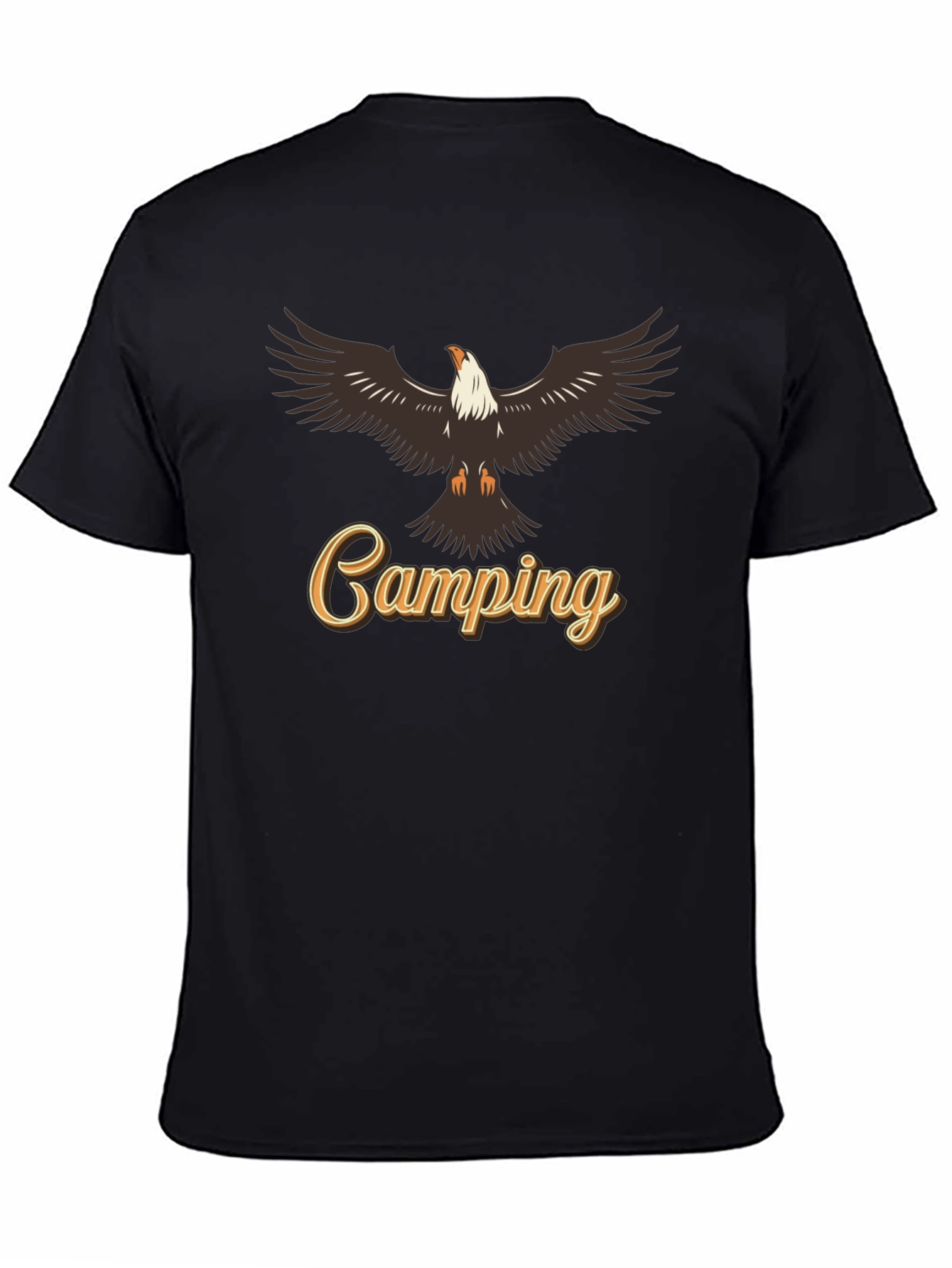 Camping Eagle Graphic Tee