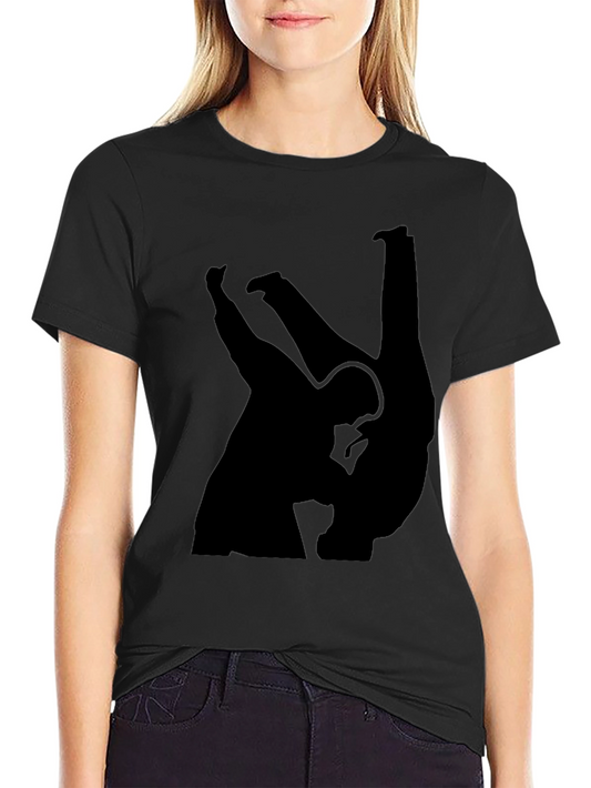 Judo Silhouette Black T-Shirt