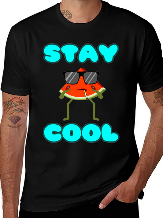 Stay Cool Watermelon Graphic T-Shirt