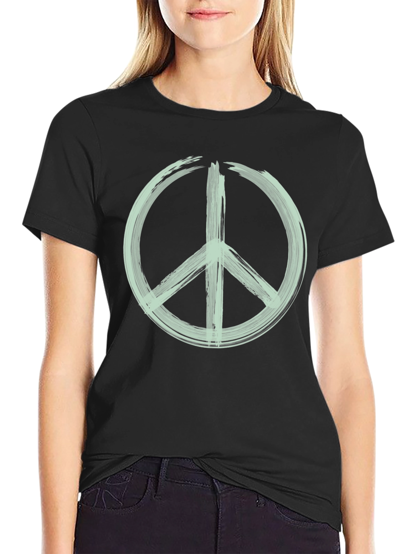 Peace Sign Graphic Tee - Stylish & Comfortable