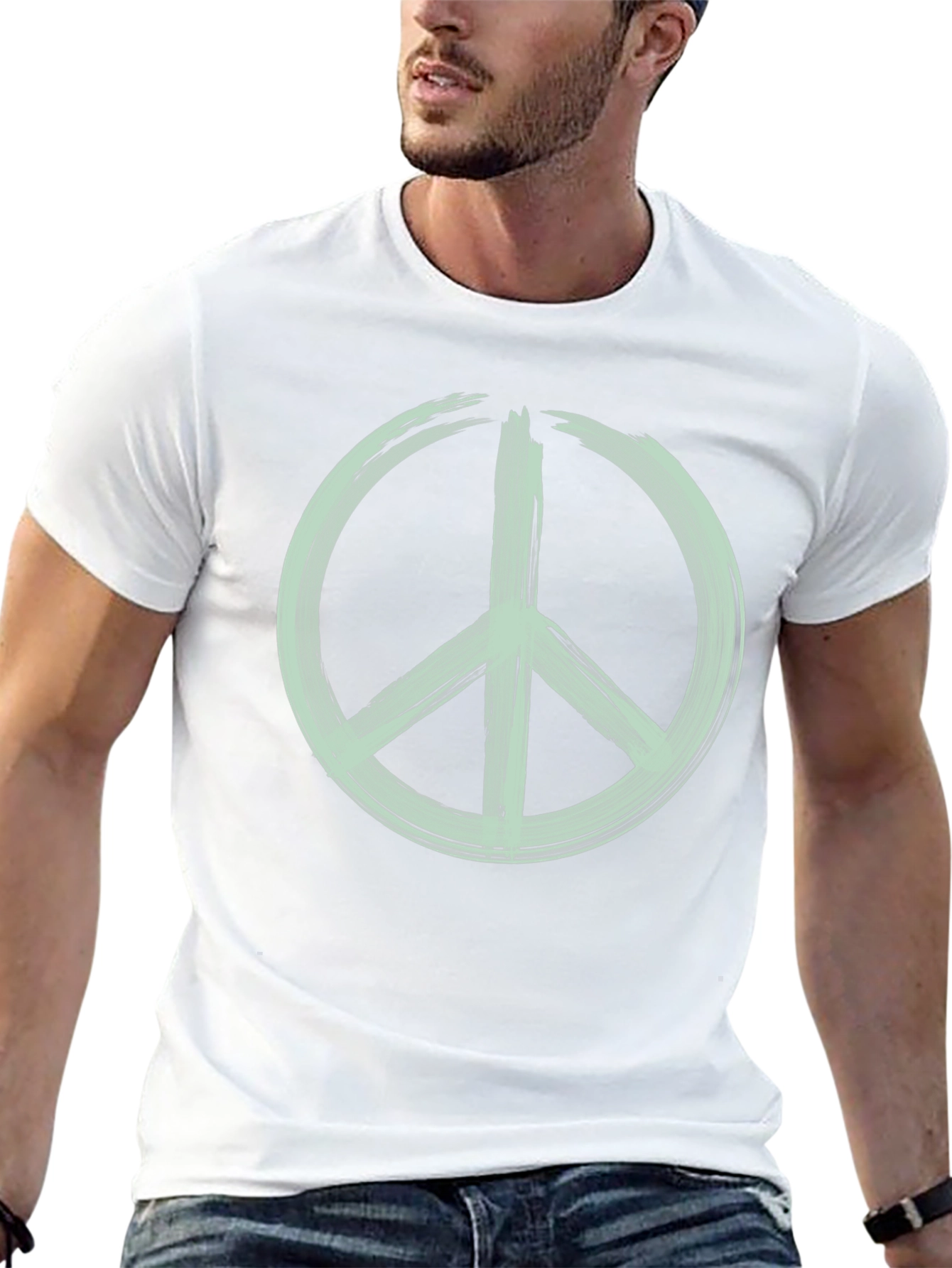 Peace Sign Graphic Tee - Stylish & Comfortable