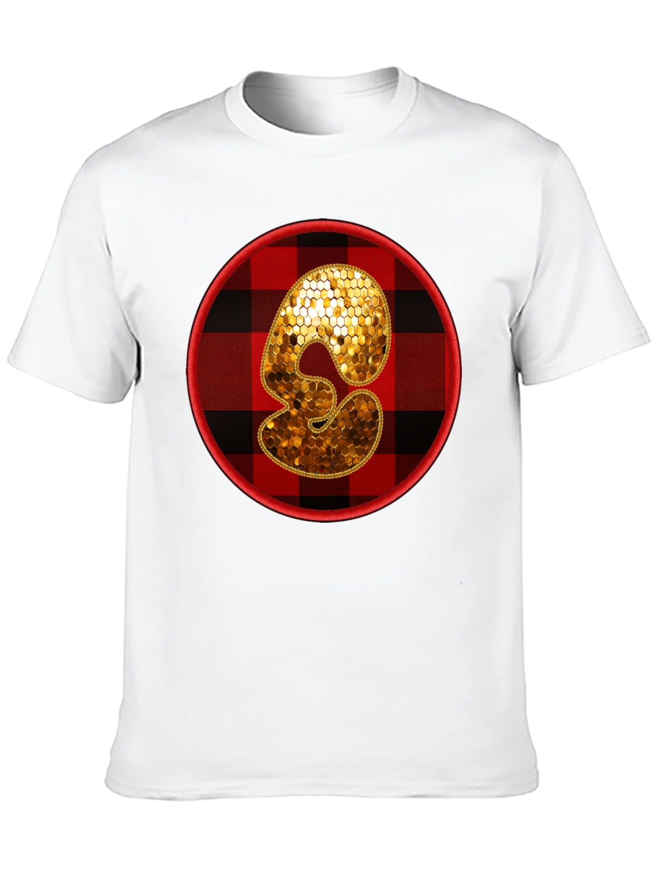 Plaid Number 3 T-Shirt