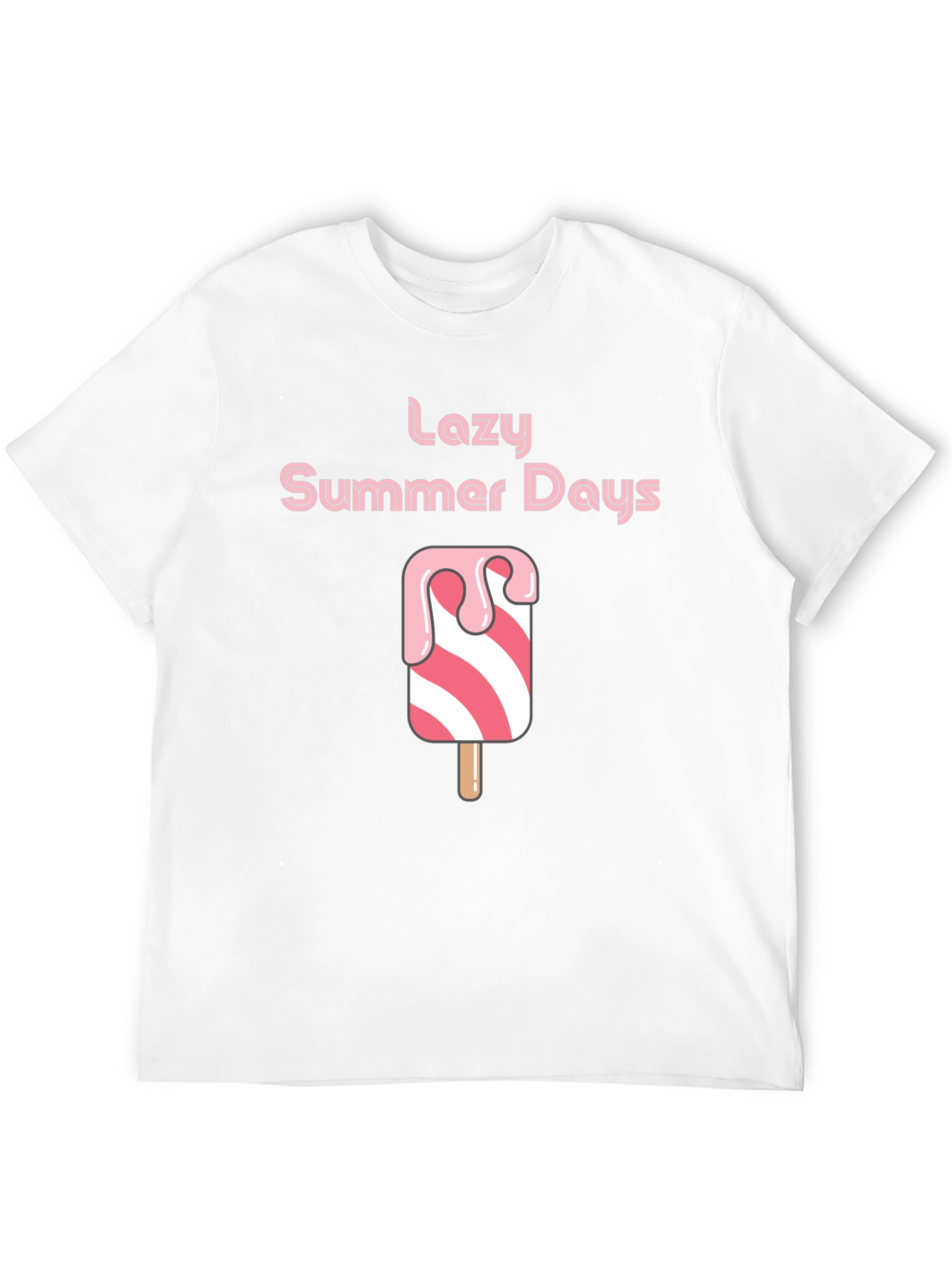 Lazy Summer Days Graphic Tee - Black