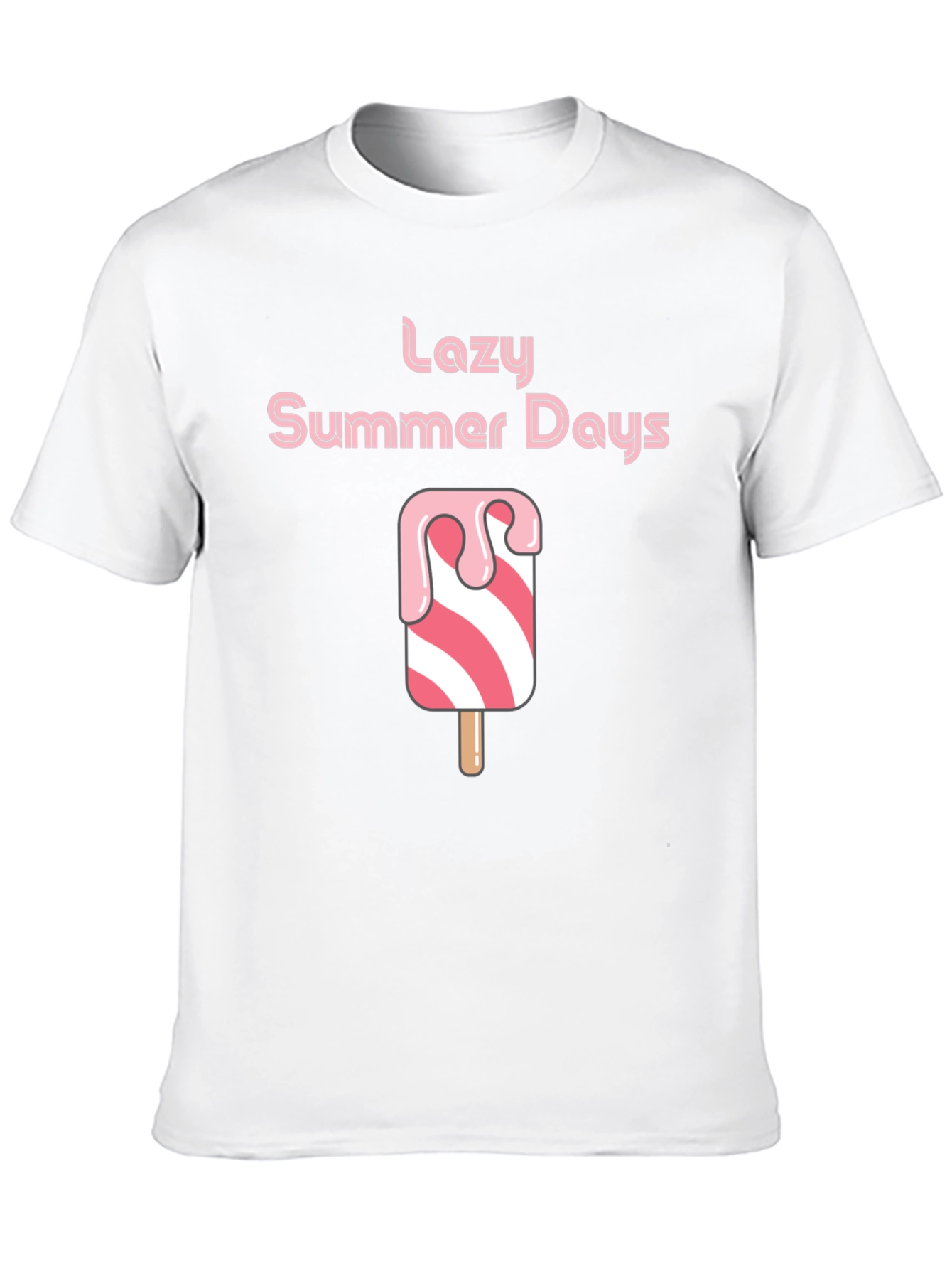 Lazy Summer Days Graphic Tee - Black
