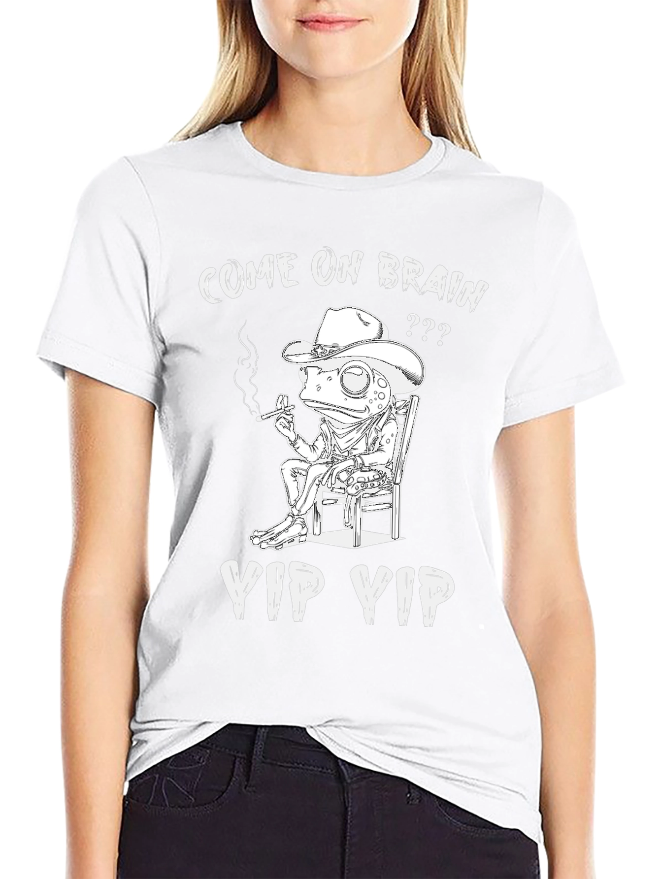 Come On Brain Frog Yip Yip T-Shirt