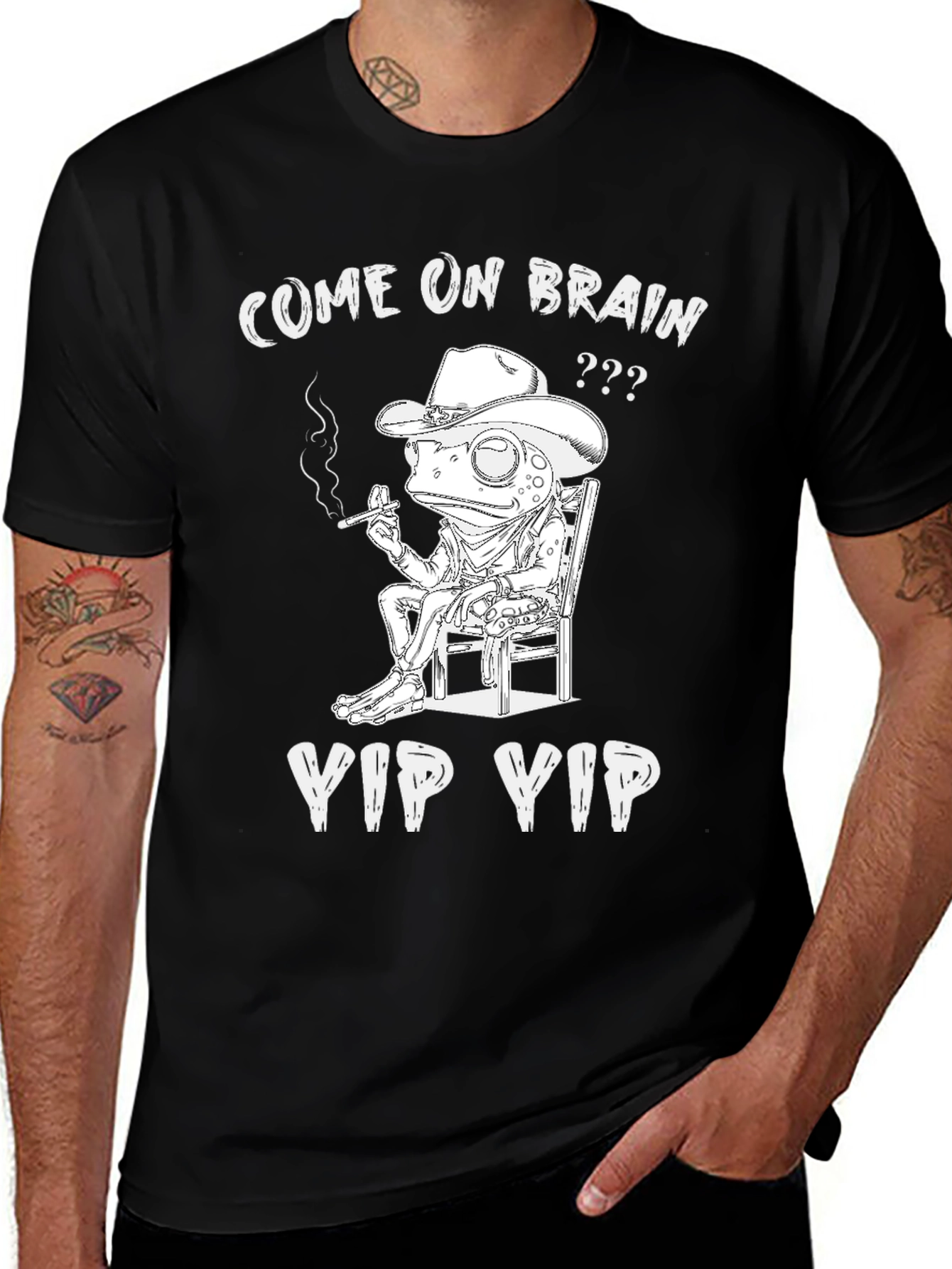 Come On Brain Frog Yip Yip T-Shirt