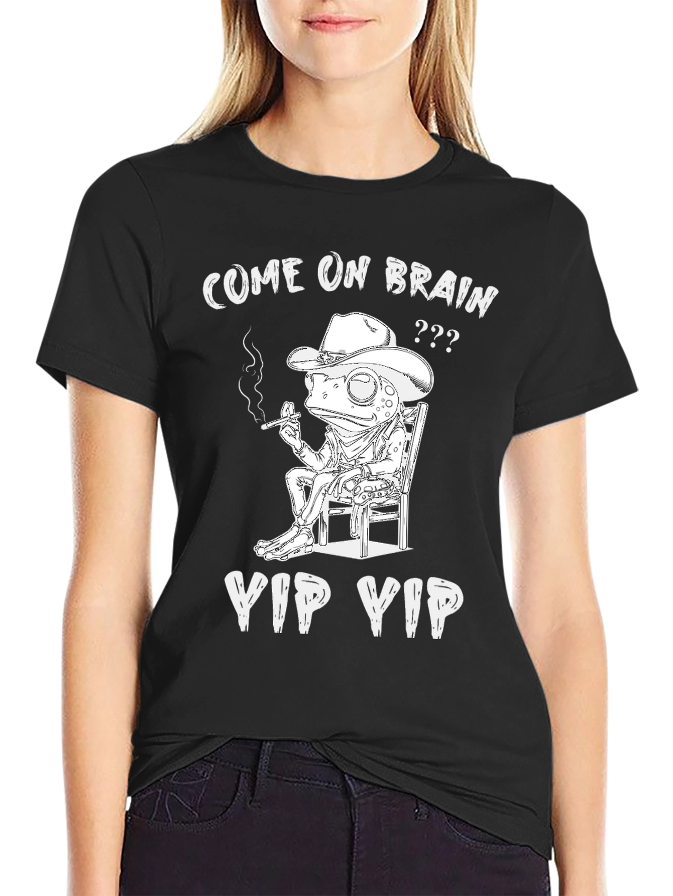 Come On Brain Frog Yip Yip T-Shirt
