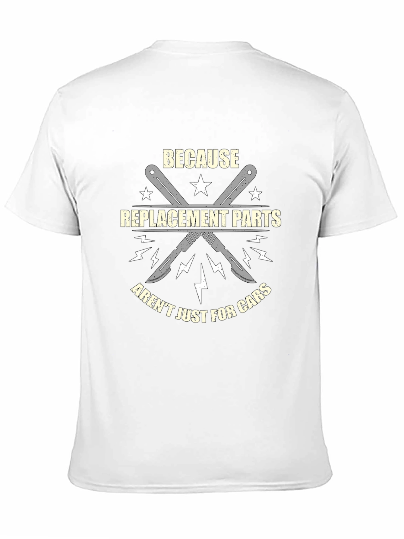 Replacement Parts Surgery Black T-Shirt