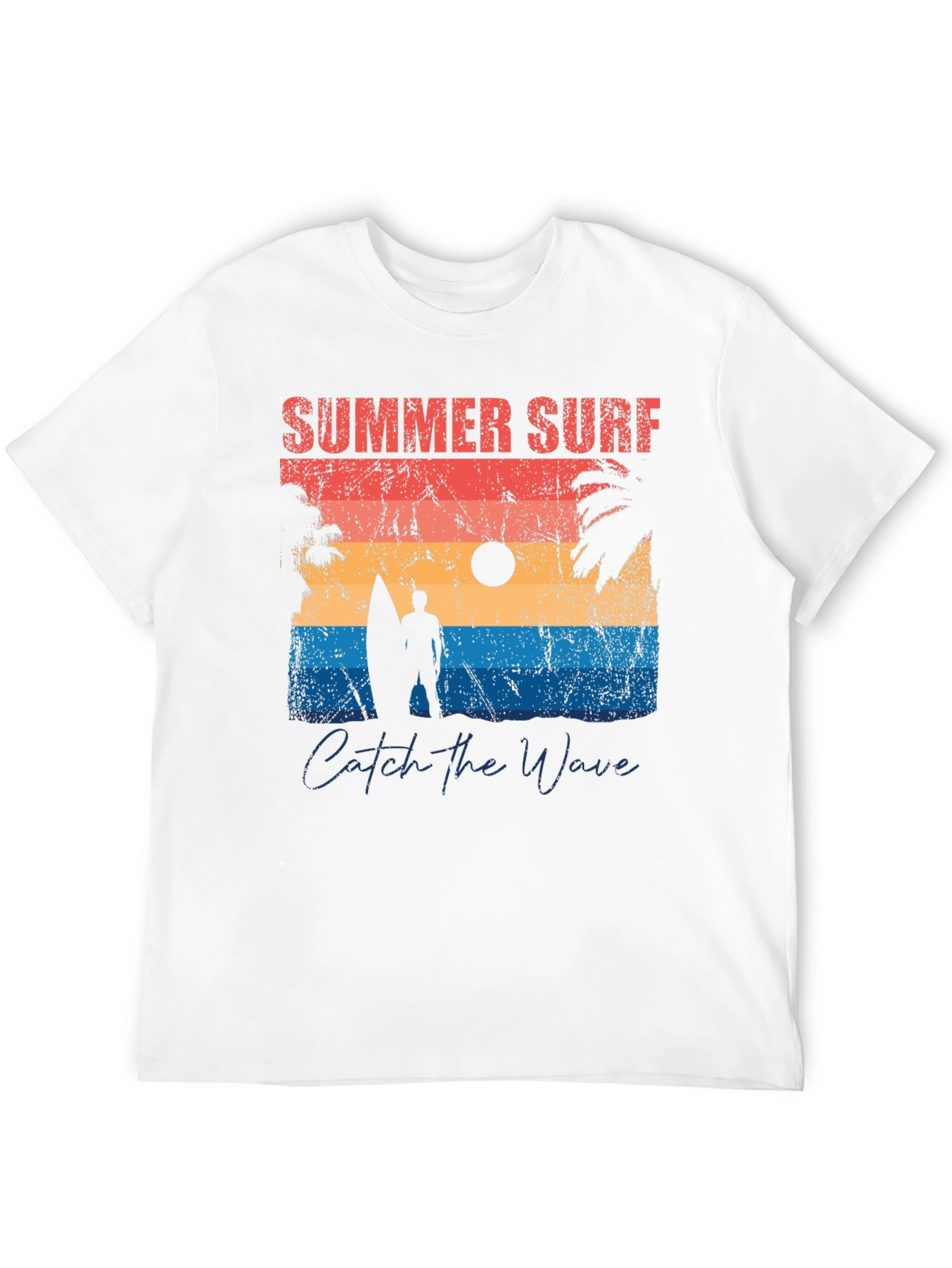 Summer Surf Graphic Tee - Catch the Wave