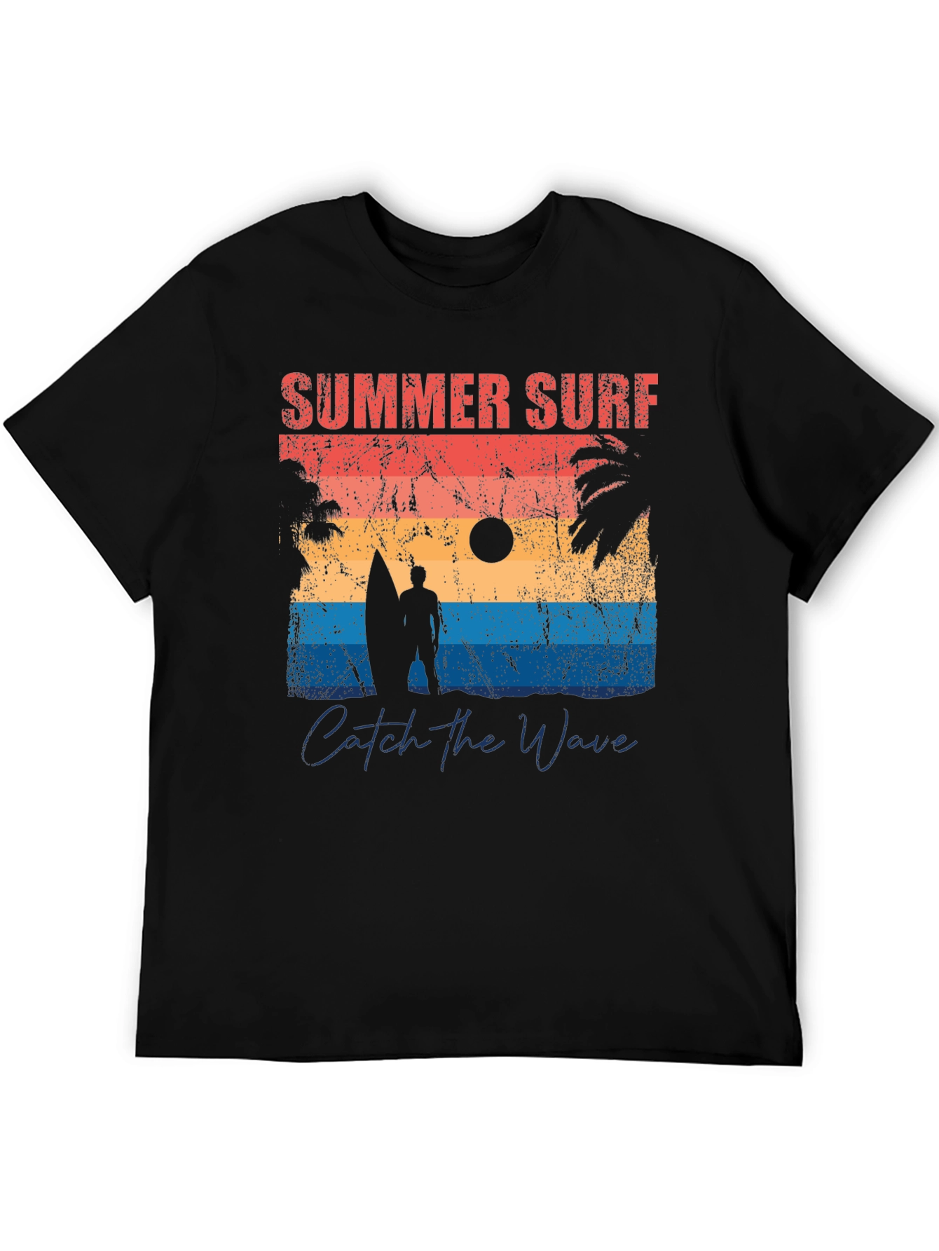 Summer Surf Graphic Tee - Catch the Wave