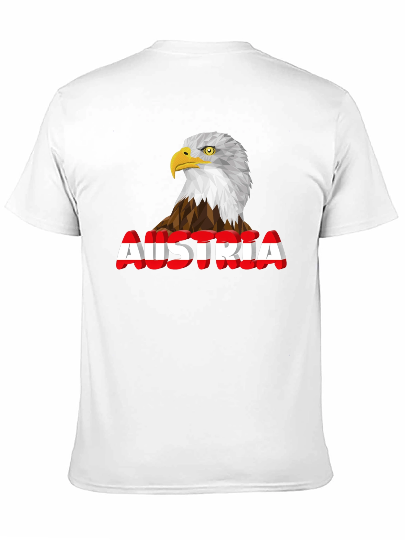 Austria Eagle Graphic Tee - Black Cotton Blend