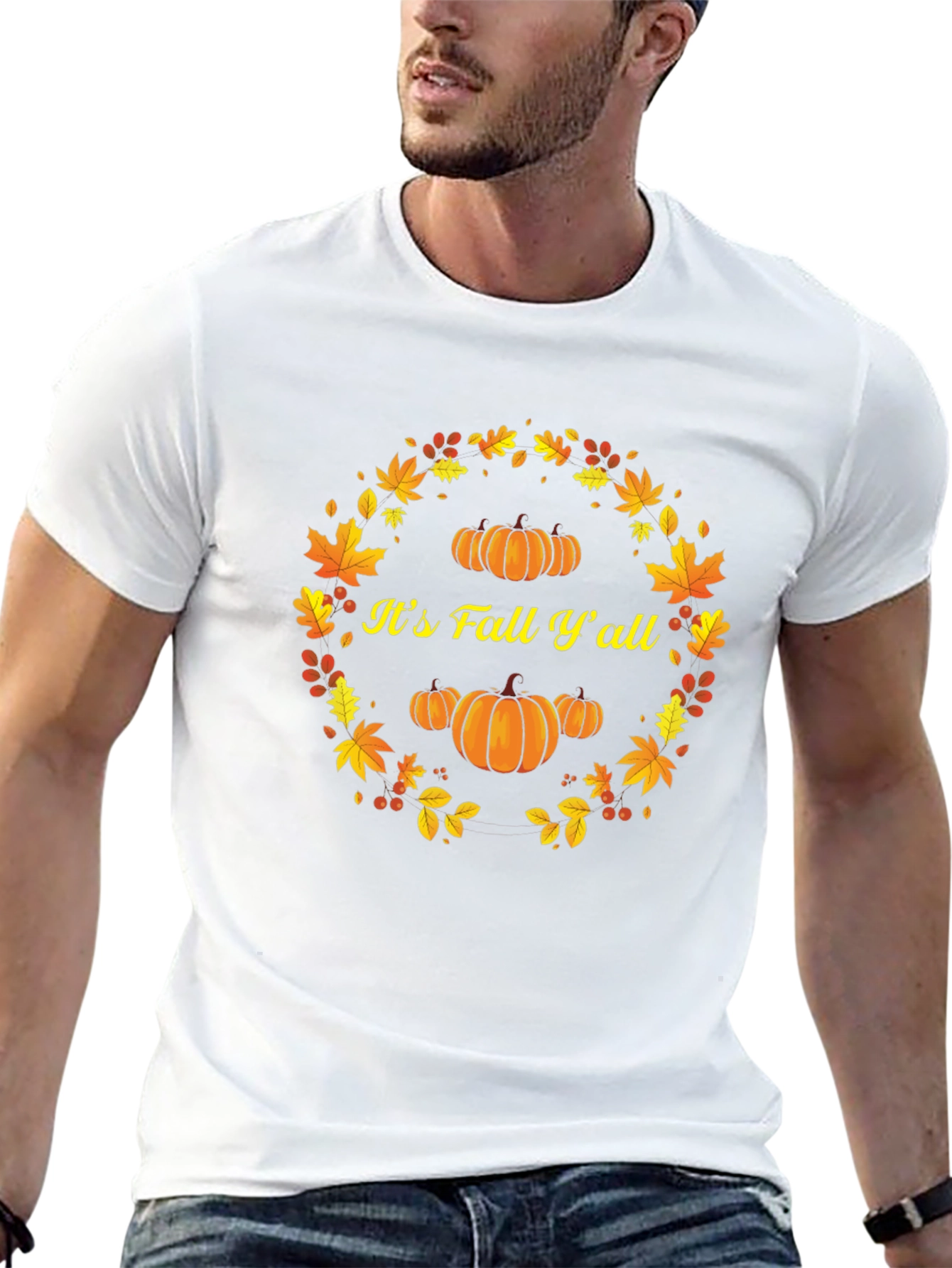 Its Fall Yall Pumpkin T-Shirt