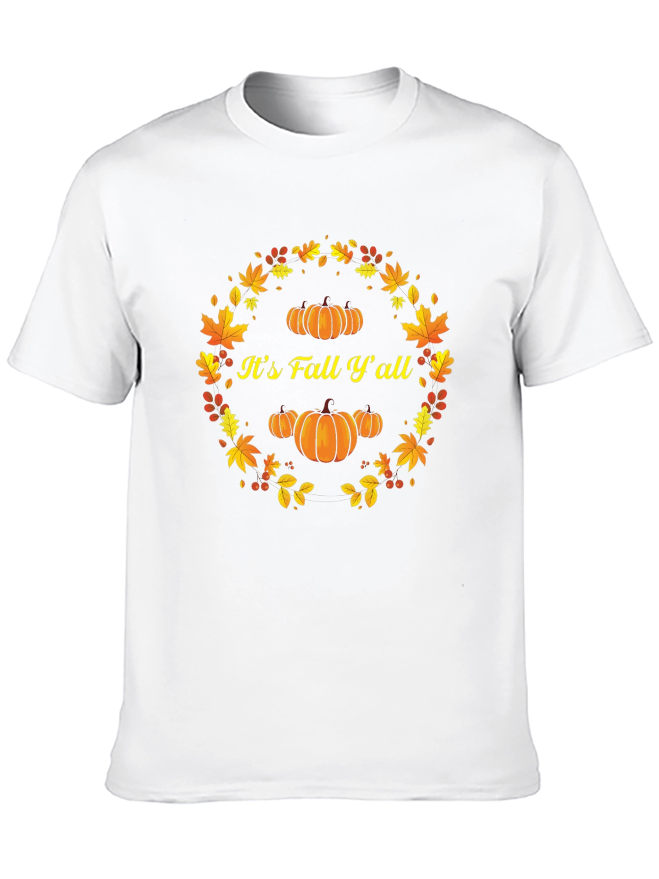 Its Fall Yall Pumpkin T-Shirt