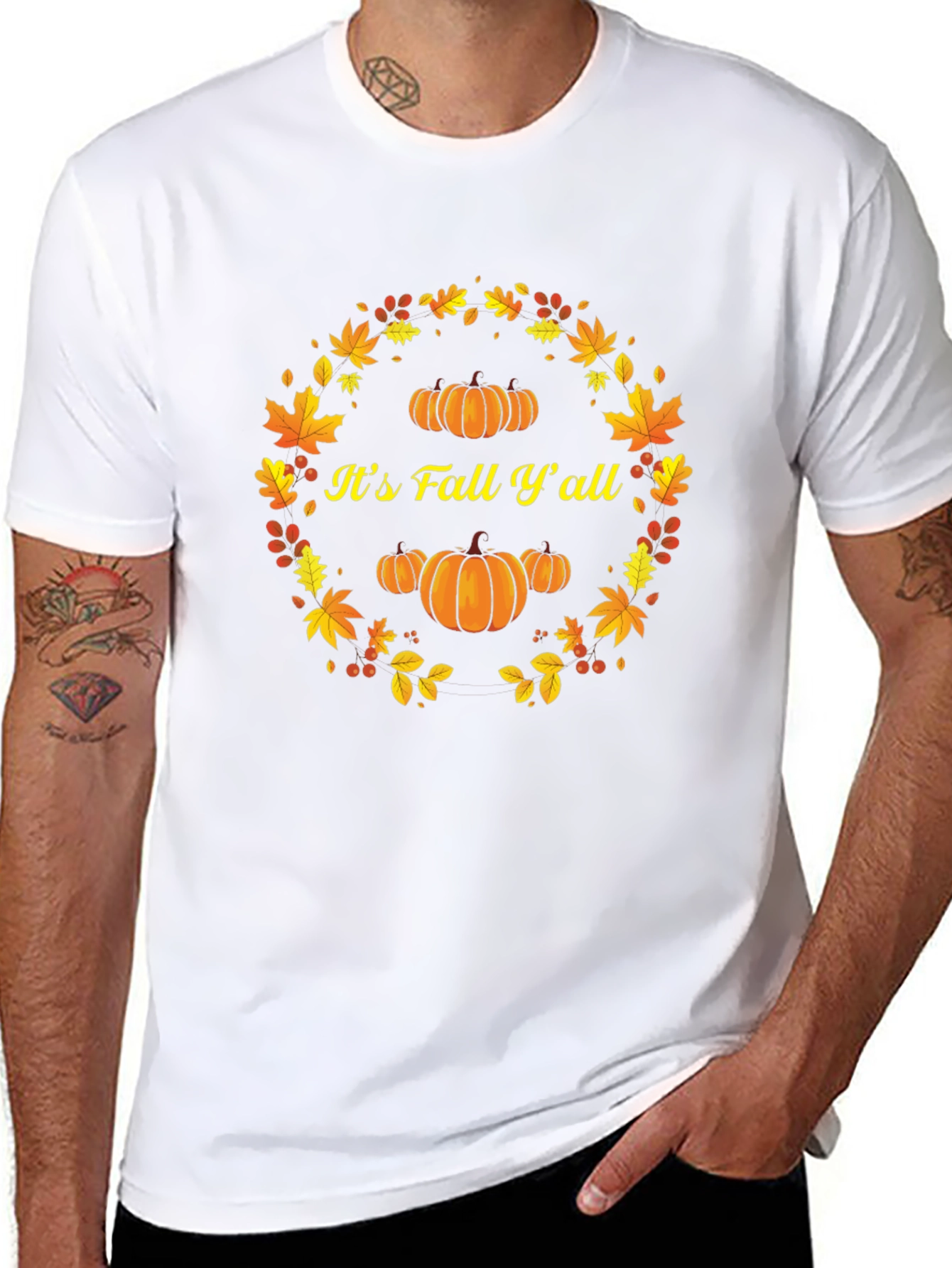 Its Fall Yall Pumpkin T-Shirt