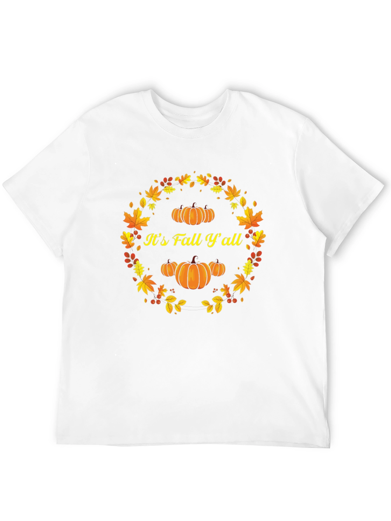 Its Fall Yall Pumpkin T-Shirt