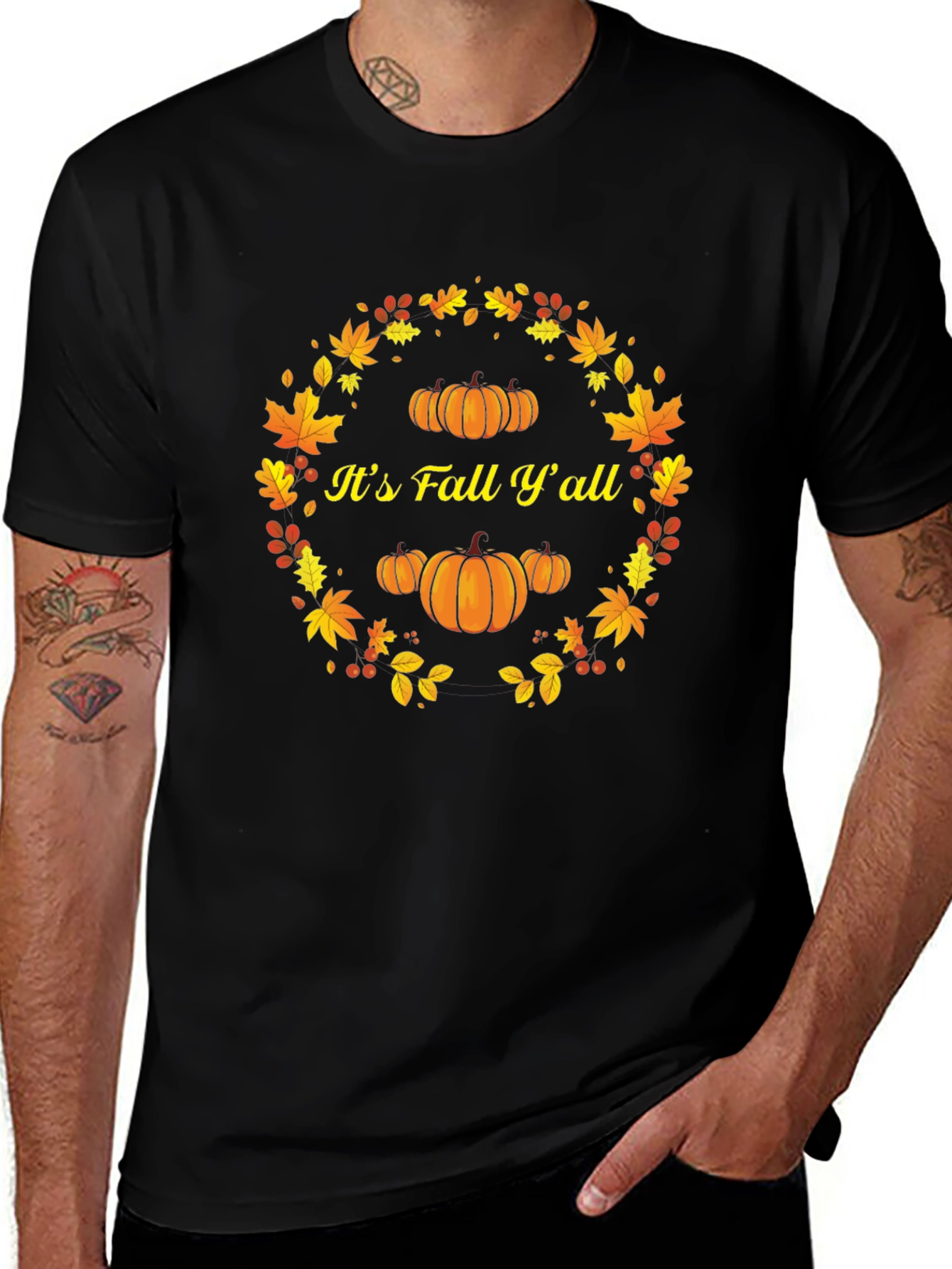 Its Fall Yall Pumpkin T-Shirt
