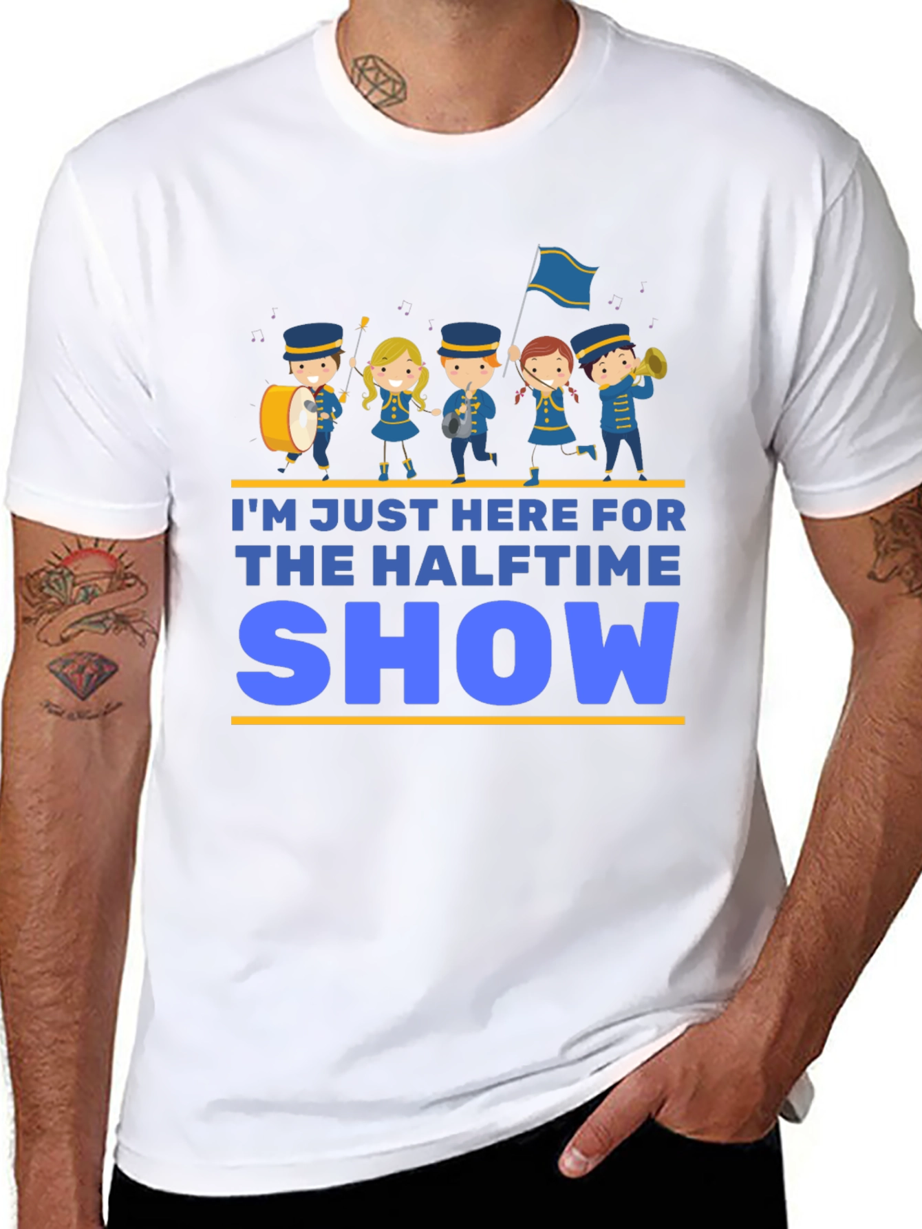 Halftime Show Marching Band Graphic Tee